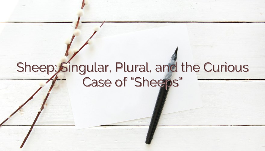 Sheep: Singular, Plural, and the Curious Case of “Sheeps”