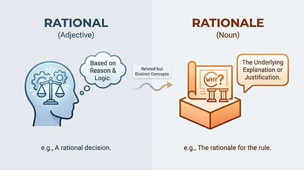 Rational vs. Rationale: Understanding the Difference %count(title) how is rationale spelled